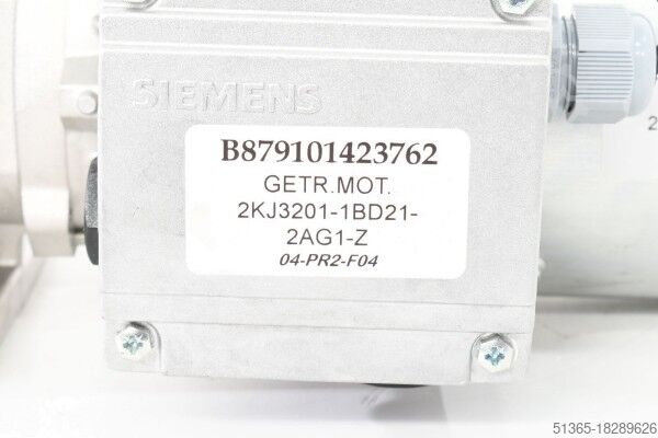 Spur gear motor, i=69.39 Siemens 2KJ3201-1BD21-2AG1-Z