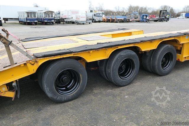 Low loader semitrailer LANGENDORF SATH 30/34, Hydr. Rampen, Gelenkt, Tiefbett