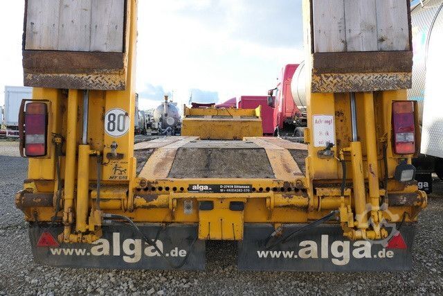 Low loader semitrailer LANGENDORF SATH 30/34, Hydr. Rampen, Gelenkt, Tiefbett