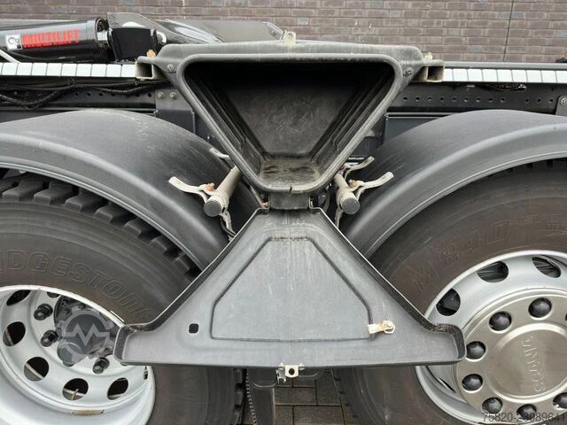 Scania P450 8X2 21 TON HAAKARM + HIAB 548 E-6 + JIB 150X-6 KRAAN/KRAN/CRANE/GRUA Scania P450 8X2 21 TON HAAKARM + HIAB 548 E-6 + JIB 15...