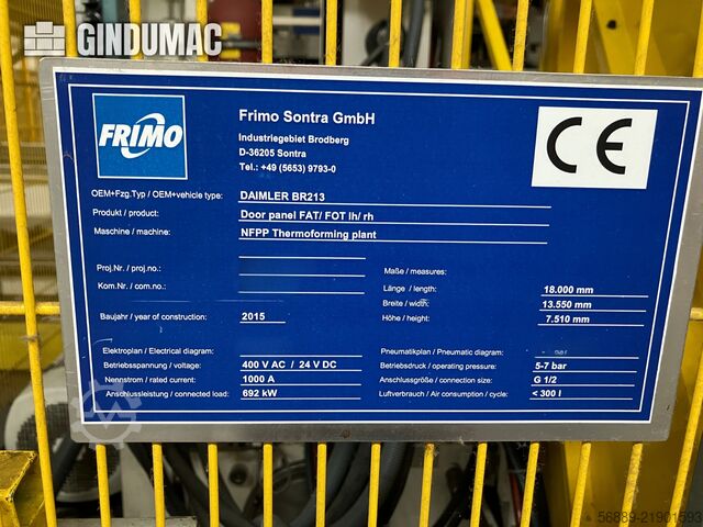 FRIMO NFPP Thermoforming Plant FRIMO NFPP Thermoforming Plant