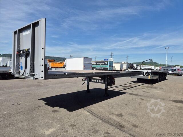 Flatbed semitrailers Lecitrailer PLATEAU TWISTLOCKS EXTENSIBLE