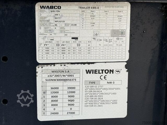  Wielton NW-3 BENNE FERRAILE 53M3