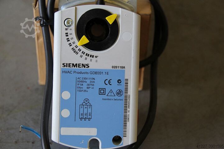 Rotary actuator for air dampers Siemens GDB331.1E