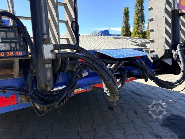 Low loader trailer HUMBAUR ELBO EN04 P Tieflader 3 Achse