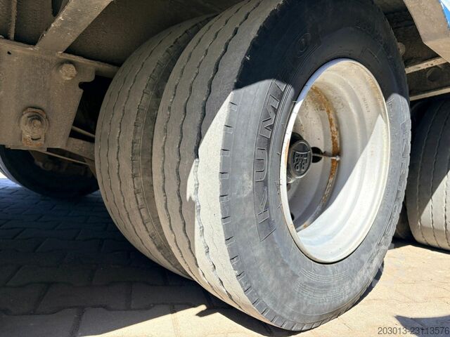 Low loader trailer HUMBAUR ELBO EN04 P Tieflader 3 Achse