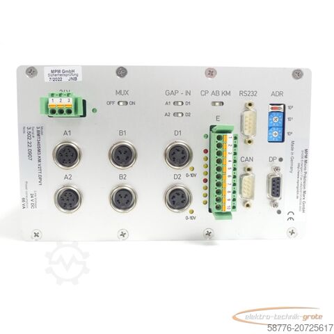 Component mPm MPM 1 Auswuchtmodul SN:3.502.22.0907 - Neuwertig! -