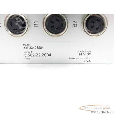 Component mPm MPM 3.SU340SM4 Unwucht-Messgerät SN:3.502.22.2004 - ! -