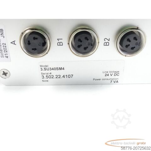 Component mPm MPM 3.SU340SM4 Unwucht-Messgerät SN:3.502.22.4107 - ! -