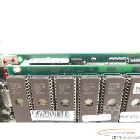 Component NUM num FC 200 202 885 Steuerungsplatine SN:76551 + FC 200 202 889 Optionskarte