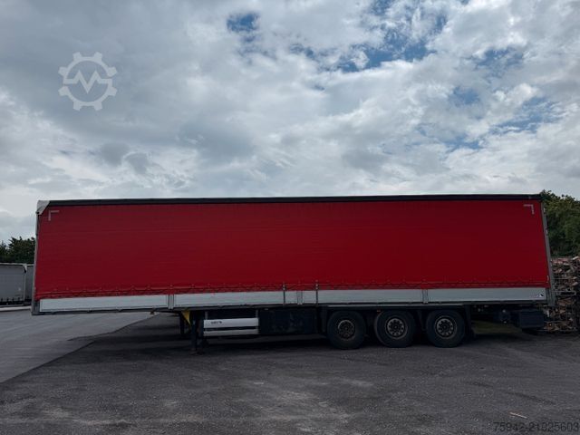 Open semitrailer with tarp SCHMITZ CARGOBULL SCB BORDWANDSIDER LIFT