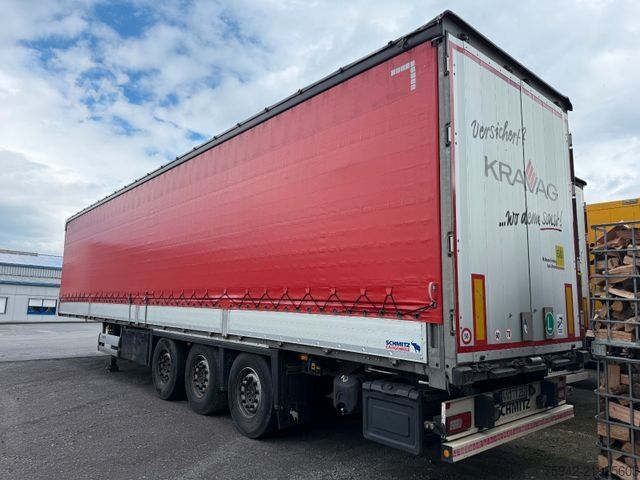 Open semitrailer with tarp SCHMITZ CARGOBULL SCB BORDWANDSIDER LIFT