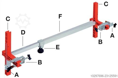 Door frame clamp Spannber.565 - 2 pcs - 2 pcs BESSEY 