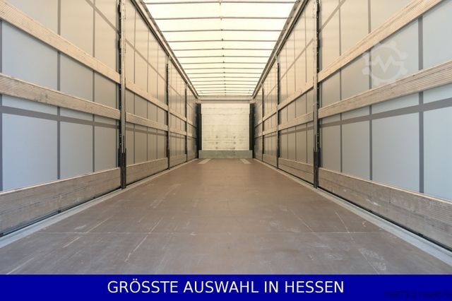 Open semitrailer with tarp SCHMITZ CARGOBULL 6to Leergewicht Liftachse XL+Getränke ¤429.-mtl