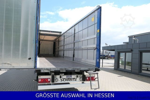 Open semitrailer with tarp SCHMITZ CARGOBULL 6to Leergewicht Liftachse XL+Getränke ¤429.-mtl