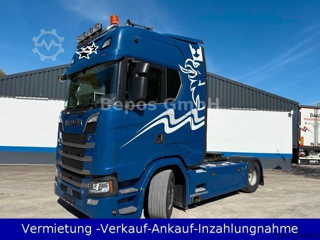Standard tractor unit SCANIA S 520 V8 /2-Tanks-Retarder, VDO DTCO 4.1- G2V2