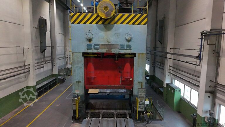 SCHULER P4 E2 SQ 1200 Mechanical Press SCHULER P4 E2 SQ 1200