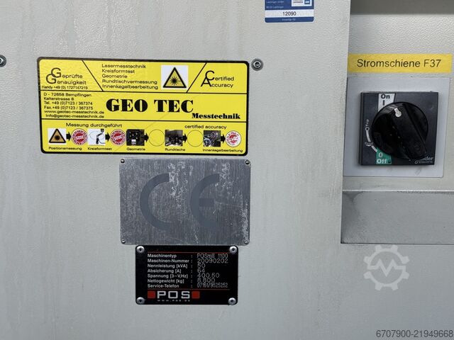 POS PosMill Typ 1100 Universal Milling Machine POS PosMill Typ 1100