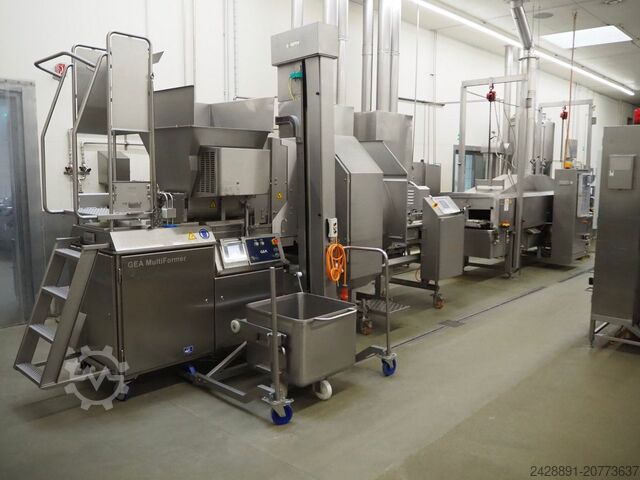 Form-, Panier- und Frittierlinie GEA, Stork, Koppens LFT (R), MultiFormer 400, RotoCrumb TRC