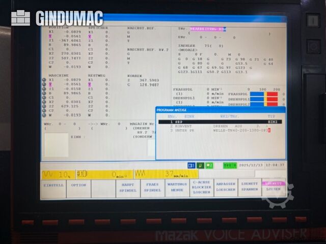 Dreh-Fräszentrum Mazak Integrex 200 IV ST