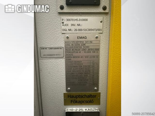 Vertikal-Drehmaschine EMAG VTC 250
