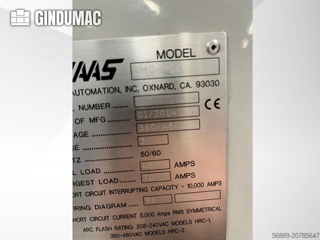 VERTIKALES BEARBEITUNGSZENTRUM HAAS UMC-750