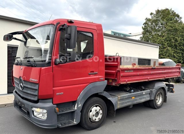 Three-sided tipper truck MERCEDES-BENZ 918 Atego 3, 2x AHK, Standhzg., HU neu
