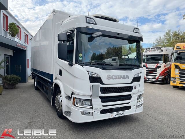 Kühlkoffer-LKW SCANIA P 420*Mitsubishi Kühlung*LBW-Bär*137TKM*TOP*