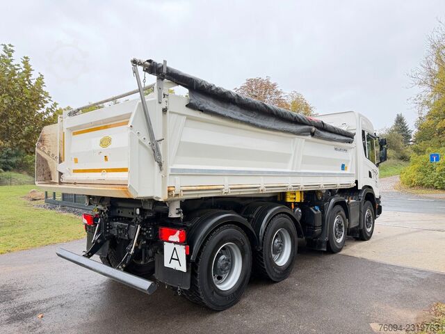 Kipper LKW SCANIA 460 G XT 8x4 MEILLER Kipper Bordmatik
