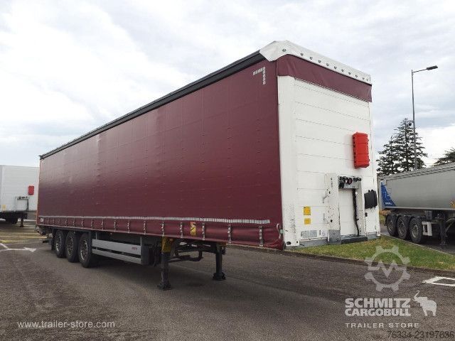 Auflieger mit Pritsche & Plane Schmitz Cargobull Semitrailer Curtainsider Standard Hayon