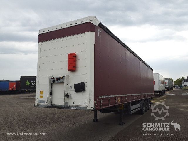 Auflieger mit Pritsche & Plane Schmitz Cargobull Semitrailer Curtainsider Standard Hayon