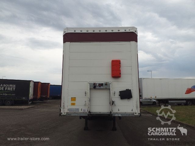 Auflieger mit Pritsche & Plane Schmitz Cargobull Semitrailer Curtainsider Standard Hayon