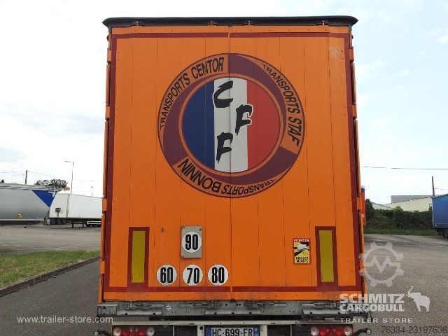Auflieger mit Pritsche & Plane Schmitz Cargobull Semitrailer Curtainsider Standard Hayon