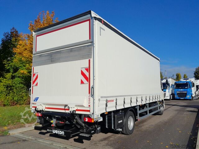 LKW mit Pritsche & Plane DAF FA XB 290 16t Curtainsider Wecon