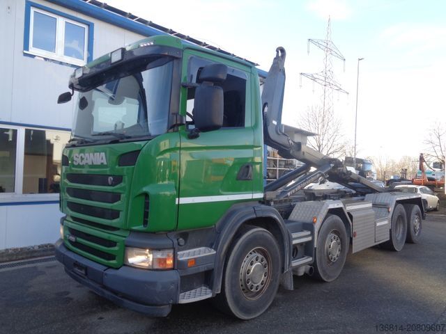 Abrollkipper SCANIA G420 8x2 Hiab Abroller Retarder Klima