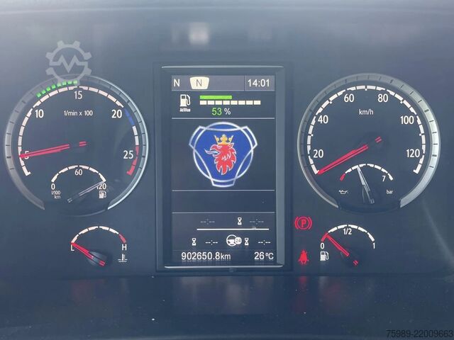 Standard-SZM Scania R450 REAL LEATHER, Frigo, ALUMINUM rims, TOP TR...