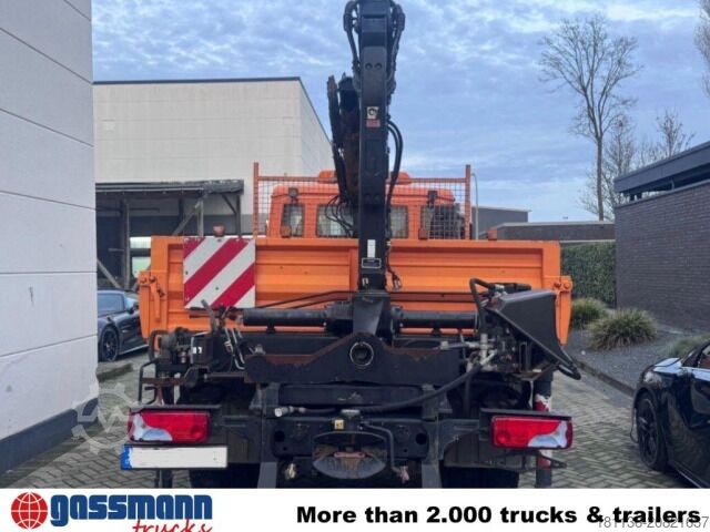 Transporter mit Kipper MAN TGL 8.180 4x2 BB, 2x AHK, Heckkran Hiab XS 066