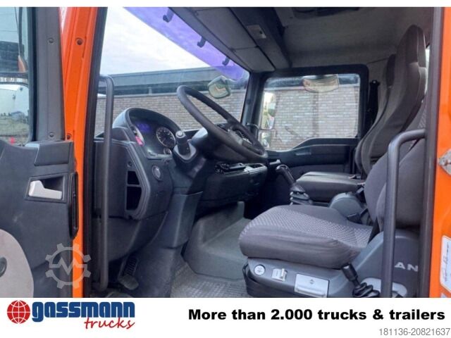 Transporter mit Kipper MAN TGL 8.180 4x2 BB, 2x AHK, Heckkran Hiab XS 066