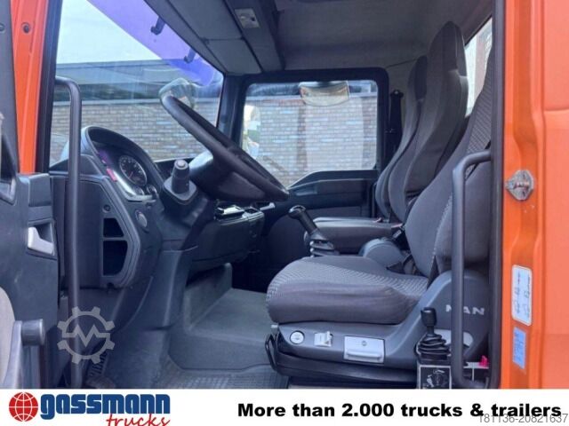 Transporter mit Kipper MAN TGL 8.180 4x2 BB, 2x AHK, Heckkran Hiab XS 066