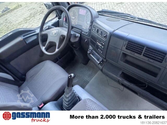 Transporter mit Kipper MAN TGL 8.180 4x2 BB, 2x AHK, Heckkran Hiab XS 066