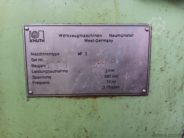 Universal milling and boring machine KNUTH Werkzeugmaschinen WF I