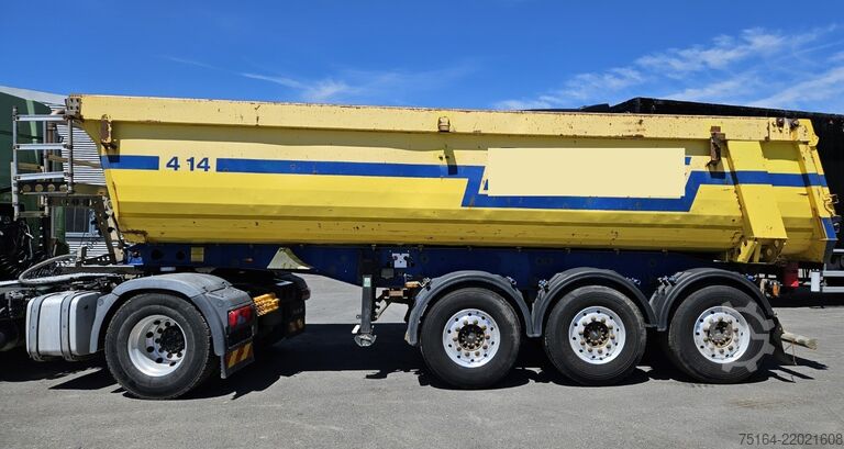 Tipper semitrailer Schmitz Cargobull SKI 24 SL 06-7.2 Stahlrundmulde