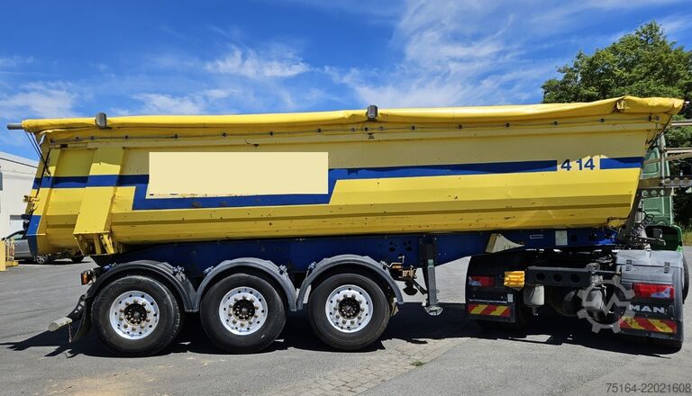 Tipper semitrailer Schmitz Cargobull SKI 24 SL 06-7.2 Stahlrundmulde