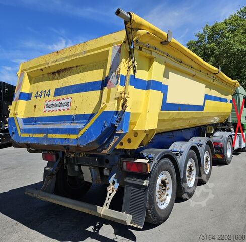 Tipper semitrailer Schmitz Cargobull SKI 24 SL 06-7.2 Stahlrundmulde