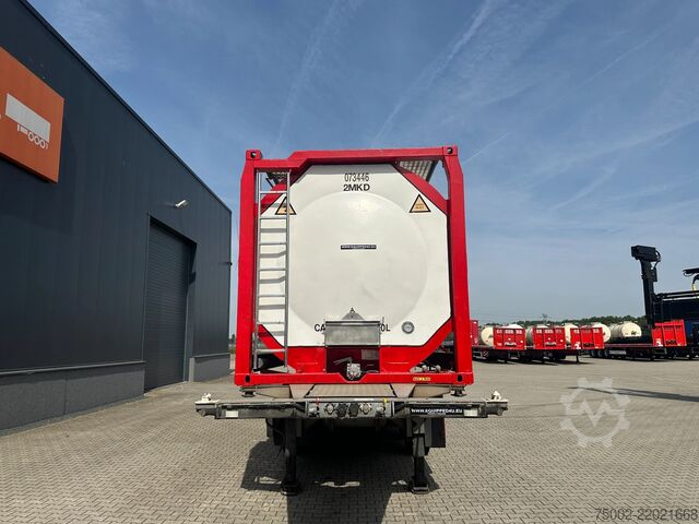 Container transportation Van Hool 20FT/30FT ADR CHASSIS + 20FT TANKCONTAINER 25.0...
