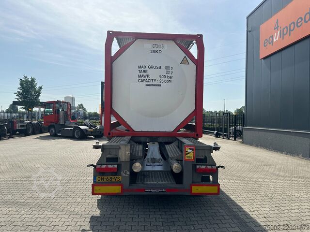 Tank Van Hool 20FT/30FT ADR CHASSIS + 20FT TANKCONTAINER 25.0...