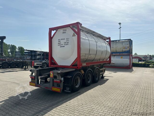 Tank Van Hool 20FT/30FT ADR CHASSIS + 20FT TANKCONTAINER 25.0...