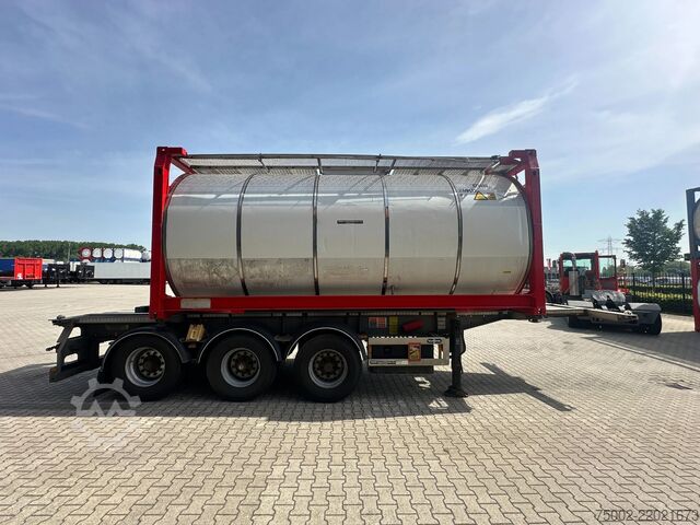 Tank Van Hool 20FT/30FT ADR CHASSIS + 20FT TANKCONTAINER 25.0...