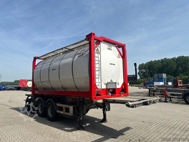 Tank Van Hool 20FT/30FT ADR CHASSIS + 20FT TANKCONTAINER 25.0...
