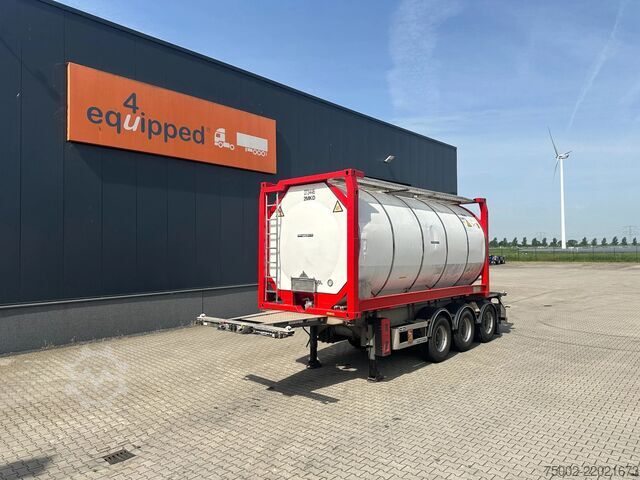 Tank Van Hool 20FT/30FT ADR CHASSIS + 20FT TANKCONTAINER 25.0...